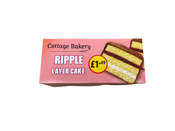 Ripple layer cake by cottage bakery