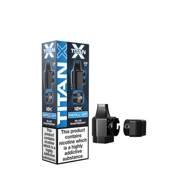 Titan X pre-filled pods for Titan X reusable device