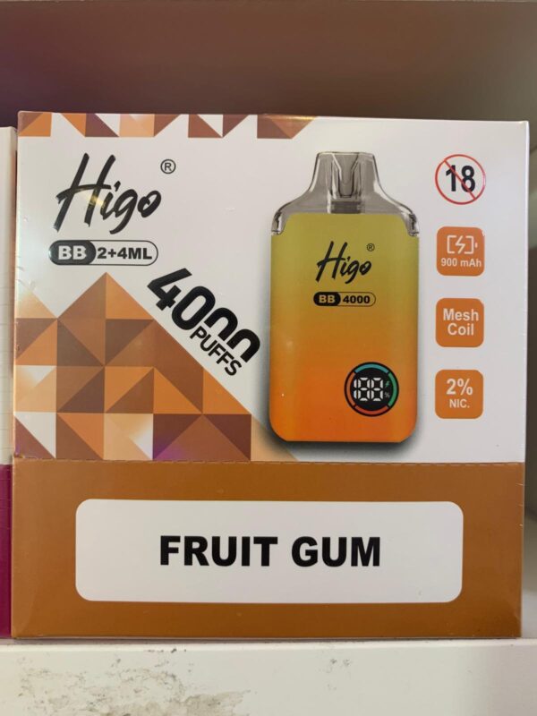 Higo Crystal BB4000 Reusable Vape Device - Image 3