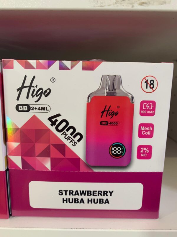 Higo Crystal BB4000 Reusable Vape Device - Image 4