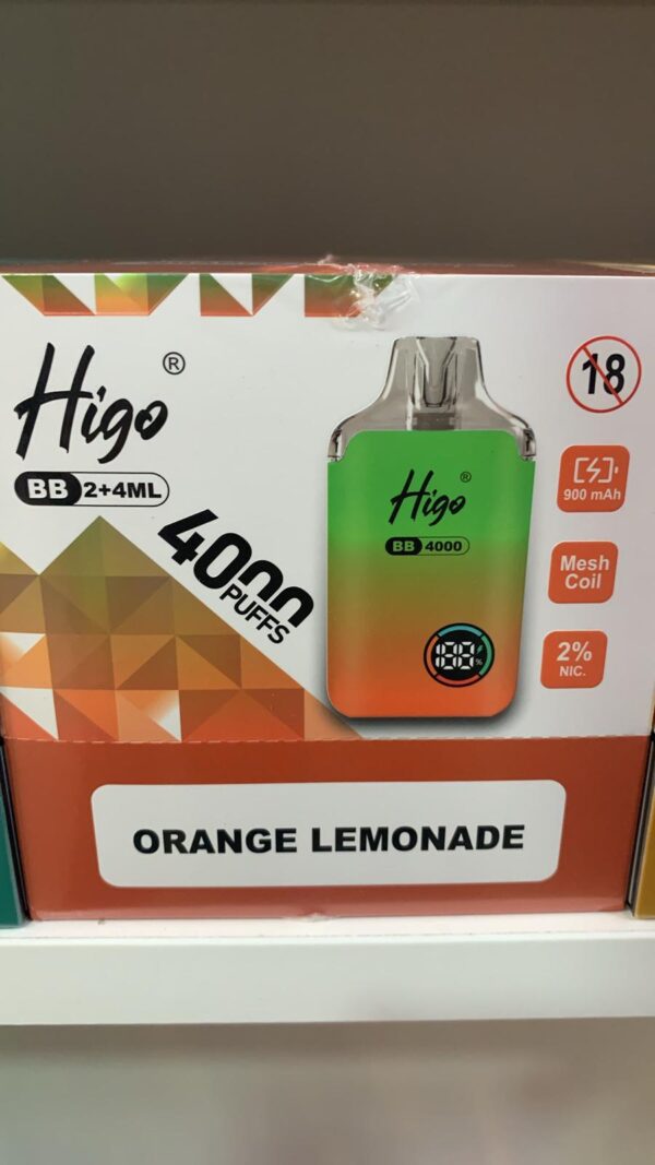Higo Crystal BB4000 Reusable Vape Device - Image 5
